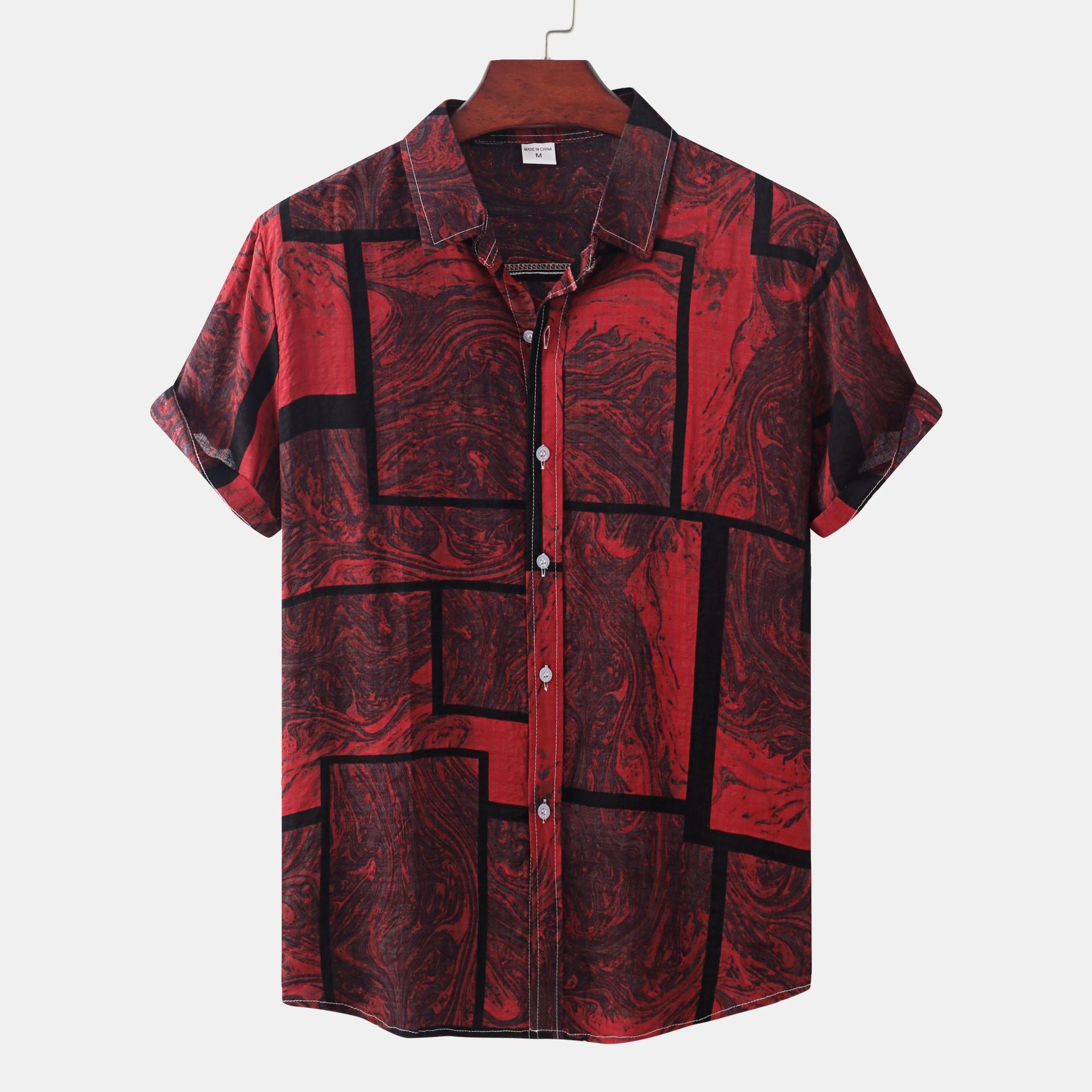 Men's Floral Short Sleeve Shirt - Summer 2022 Style