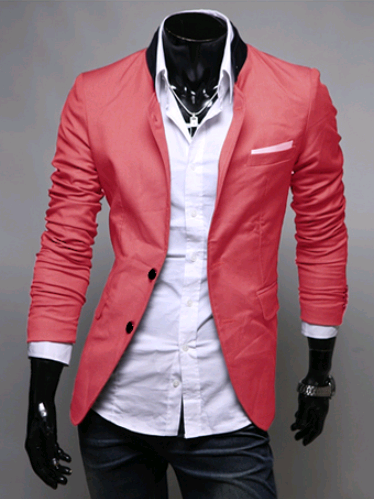 Men's Slim Fit Lightweight Suit Jacket