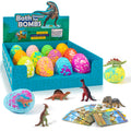NARBERRY Bath Bombs for Kids with Surprise Toys Inside 12 Pack Dinosaur Bath Bombs for Boys Easter Kids Bath Bomb for 3-12 Years Old Dino Egg Bath Bomb for Girls and BoysHandmade for Birthday Gift