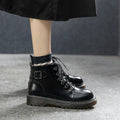 Ladies Retro Flat Short Boots