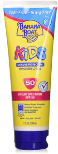 Banana Boat Kids Tear Free Sunscreen Lotion SPF 50 8 Oz