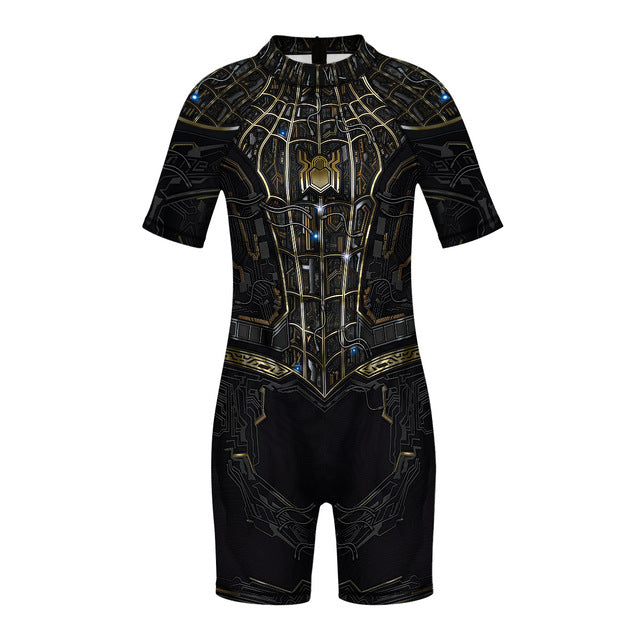 Children's Dazzling Hero Print Swimsuit (One-Piece)
