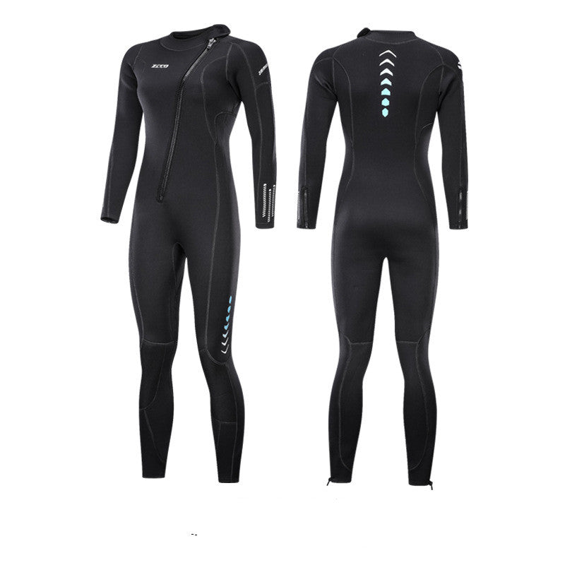 Men's One-Piece Wetsuit for Warm Surfing