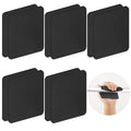 InnoHHustle 10 Pcs Gym Grip Pads for Weight Lifting Pull Up Grips Neoprene Gym Grips Comfort Lifting Hand Grips Gym Gloves Workout Pads for Men Women (Black)