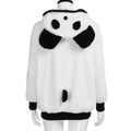 Cute Plush Panda Hoodie and Zipper Jacket