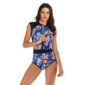Women's Sleeveless One-Piece Surfing Swimsuit (7702)