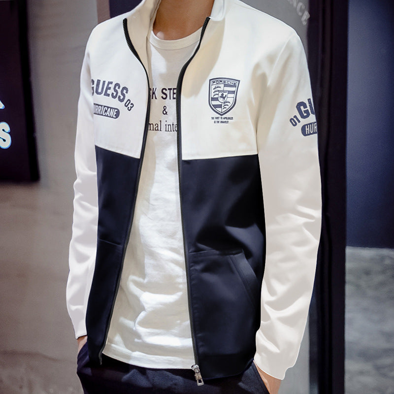 Men's Slim Fit Jacket - Stylish Spring/Fall Coat