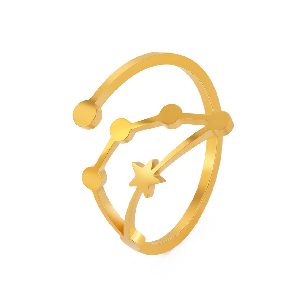 Personalized Stainless Steel Universal Fashion Ring