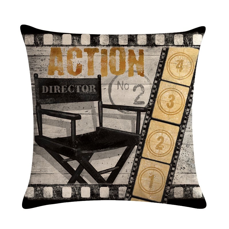 Retro Linen Sofa Pillow and Car Cushion Cover