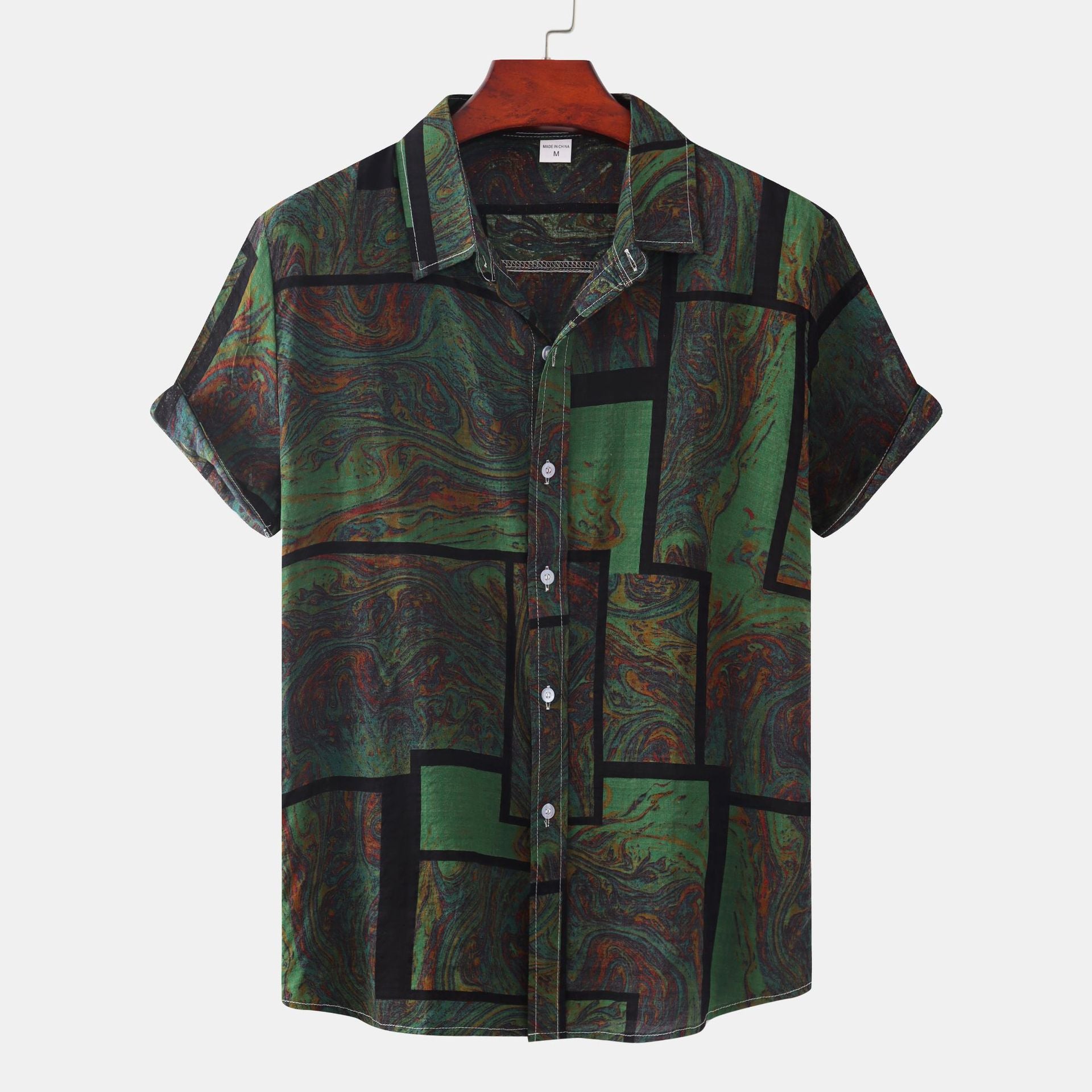Men's Floral Short Sleeve Shirt - Summer 2022 Style