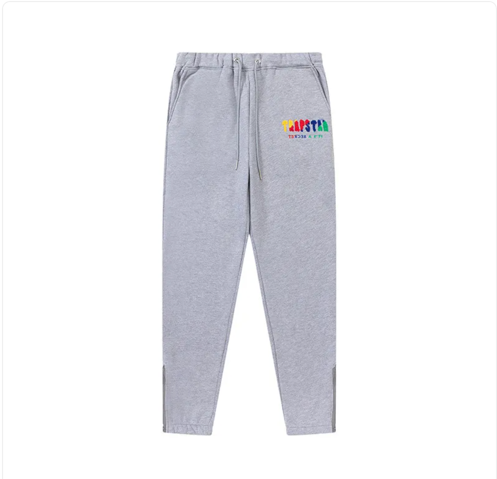 Plush Hoodie and Zipper Pants Set