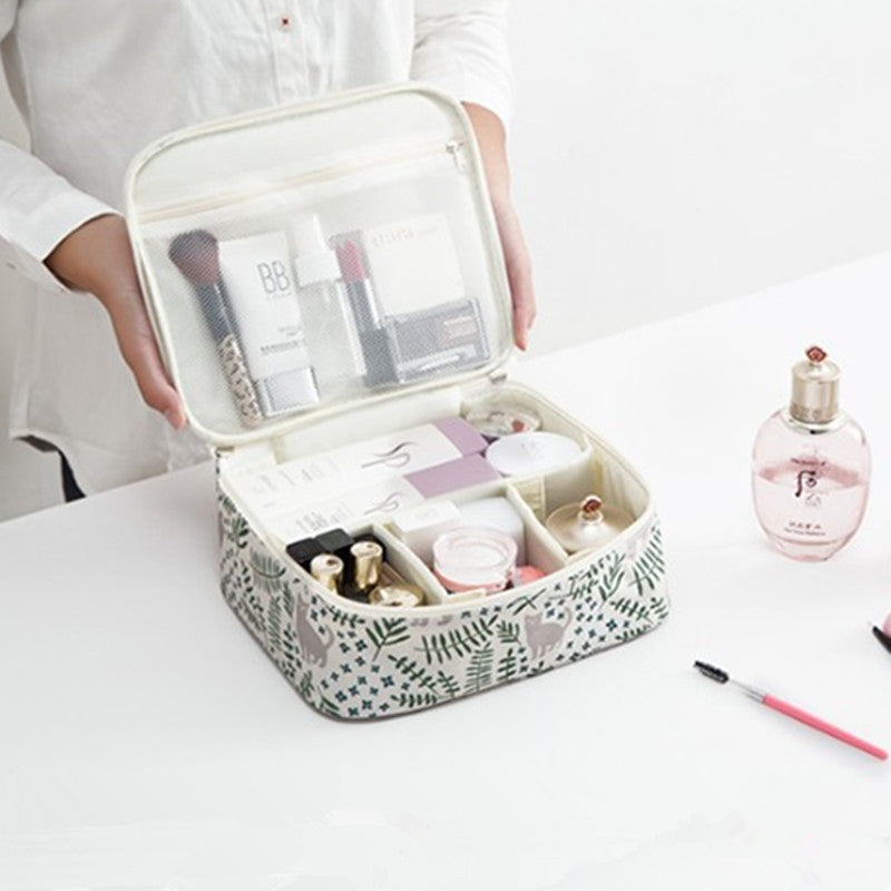 Portable Travel Makeup Bag for Cosmetics and Toiletries