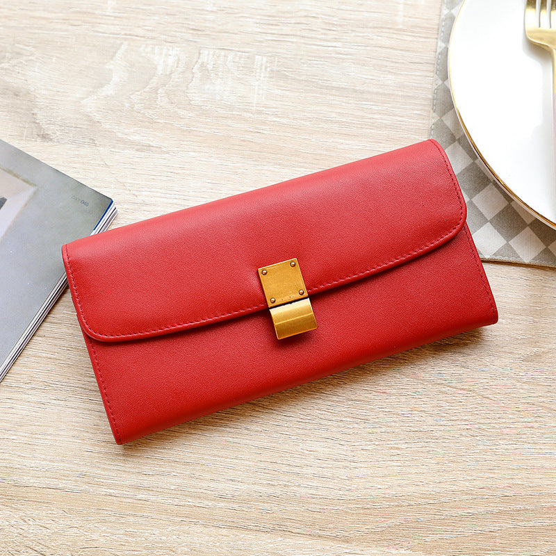 Ladies Fashion Folding Wallet