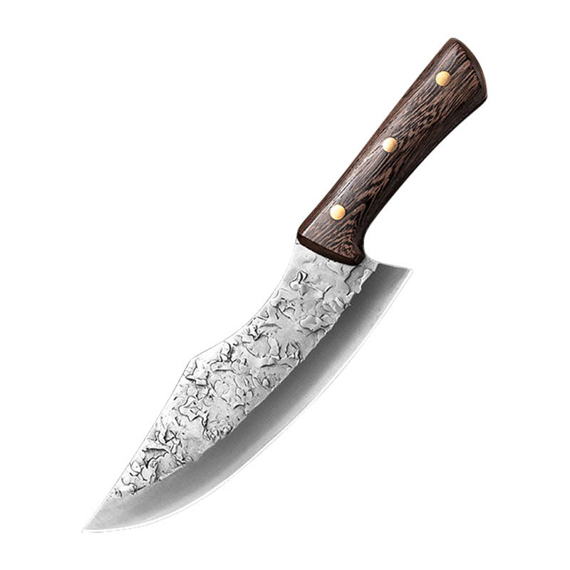 Forged Hammered Multi-Use Butcher Knife in Stainless Steel