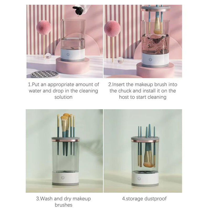 2023 Rechargeable Electric Makeup Brush Cleaner