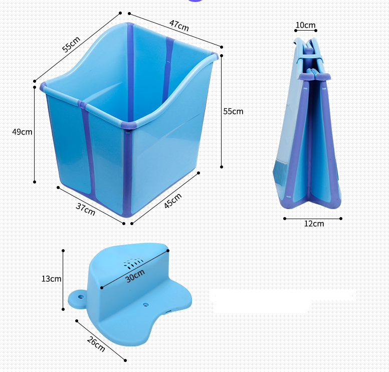 Large Foldable Baby Bath Tub for Kids