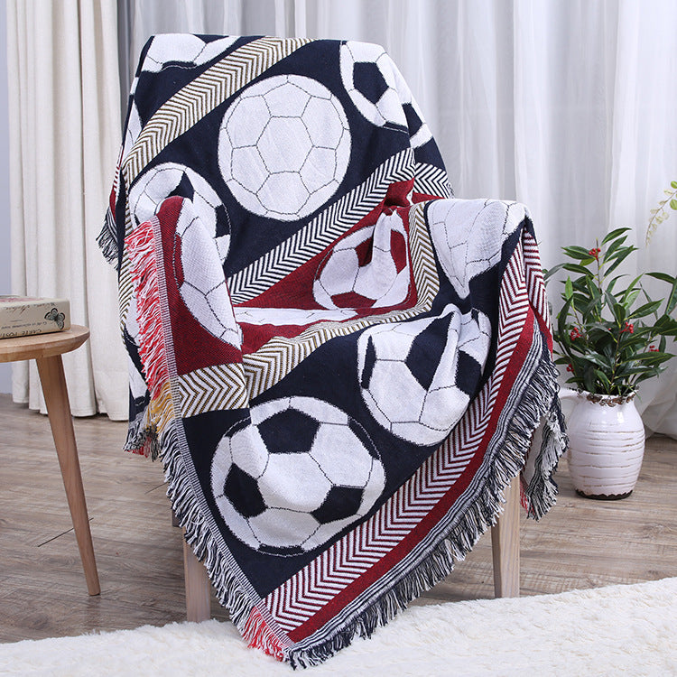 Dulcis American Style Thick Knit Blanket for Sofas