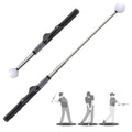 GreenHaven Retractable Golf Swing Training Aid Golf Swing Trainer Right-Handed Golf Grip Trainer for Warm-up & Indoor Practice Strength and Tempo Training Rod Golf Accessories for Men