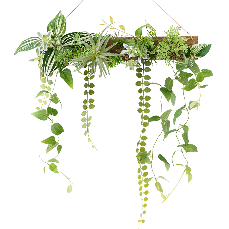 Artificial Green Plant Wall Decor for Nordic Living Room