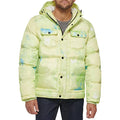 Levis Mens Performance Hooded Puffer Trucker Jacket (Regular & Big & Tall Sizes) Tie-dye M