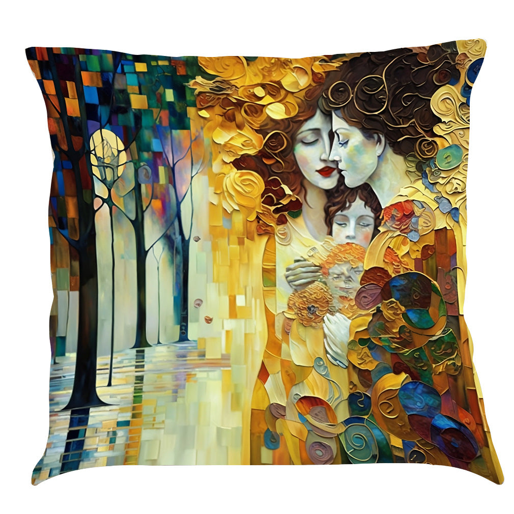 Cotton and Linen Decorative Cushion Cover