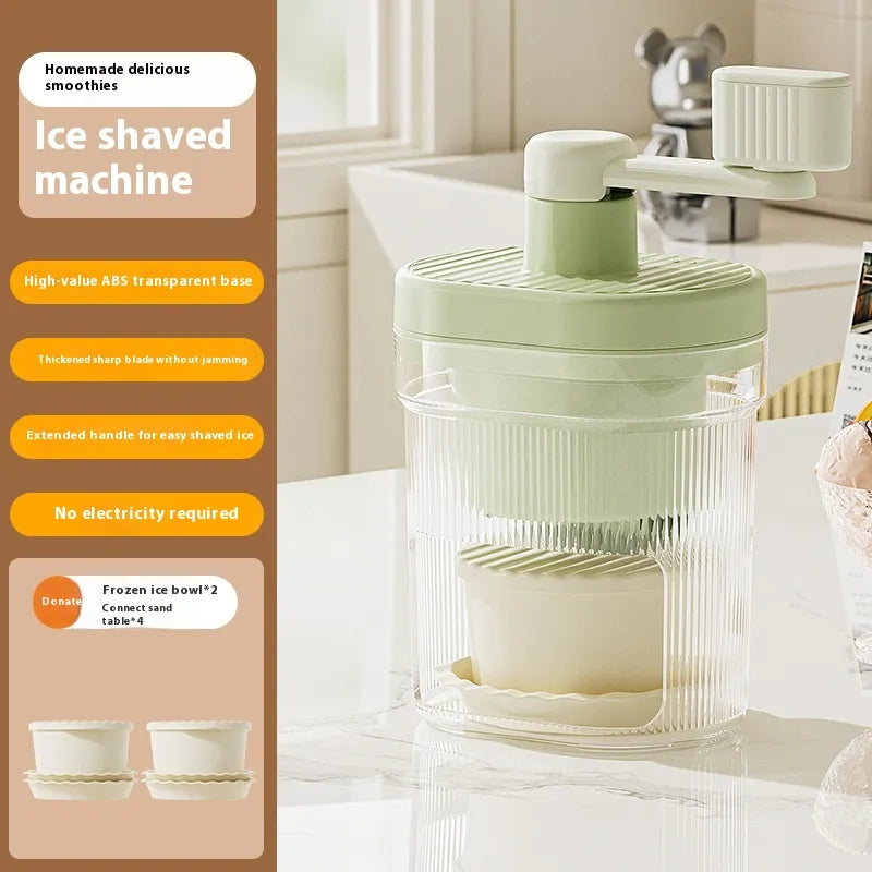 Manual Household Ice Crusher & Slush Maker