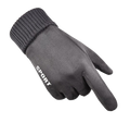 Men's Touchscreen Winter Gloves, Warm Knitted Outdoor Gloves