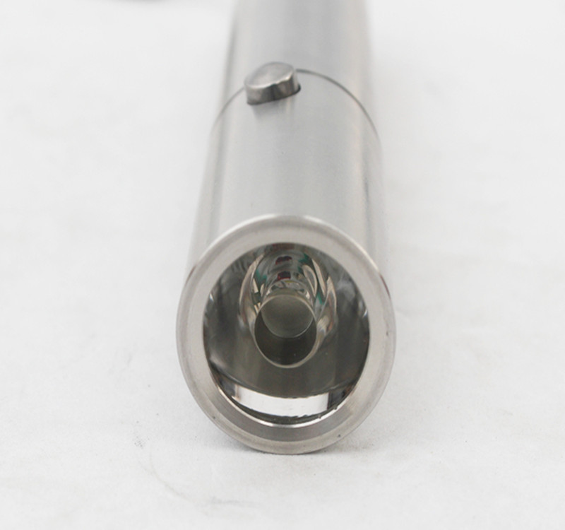 Stainless Steel Small Steel Cannon Flashlight