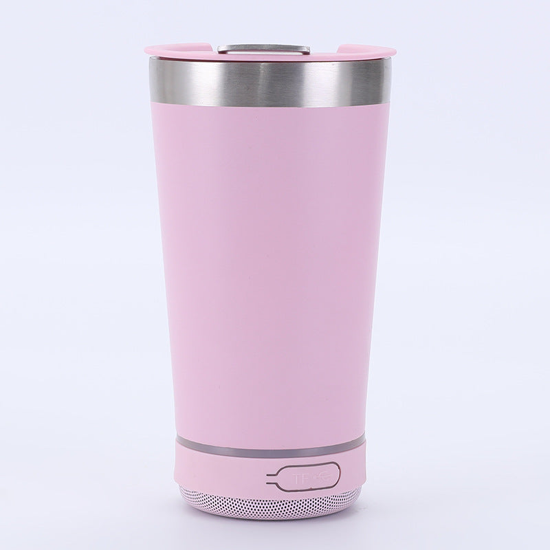 20oz Stainless Steel Travel Mug with Bluetooth Speaker