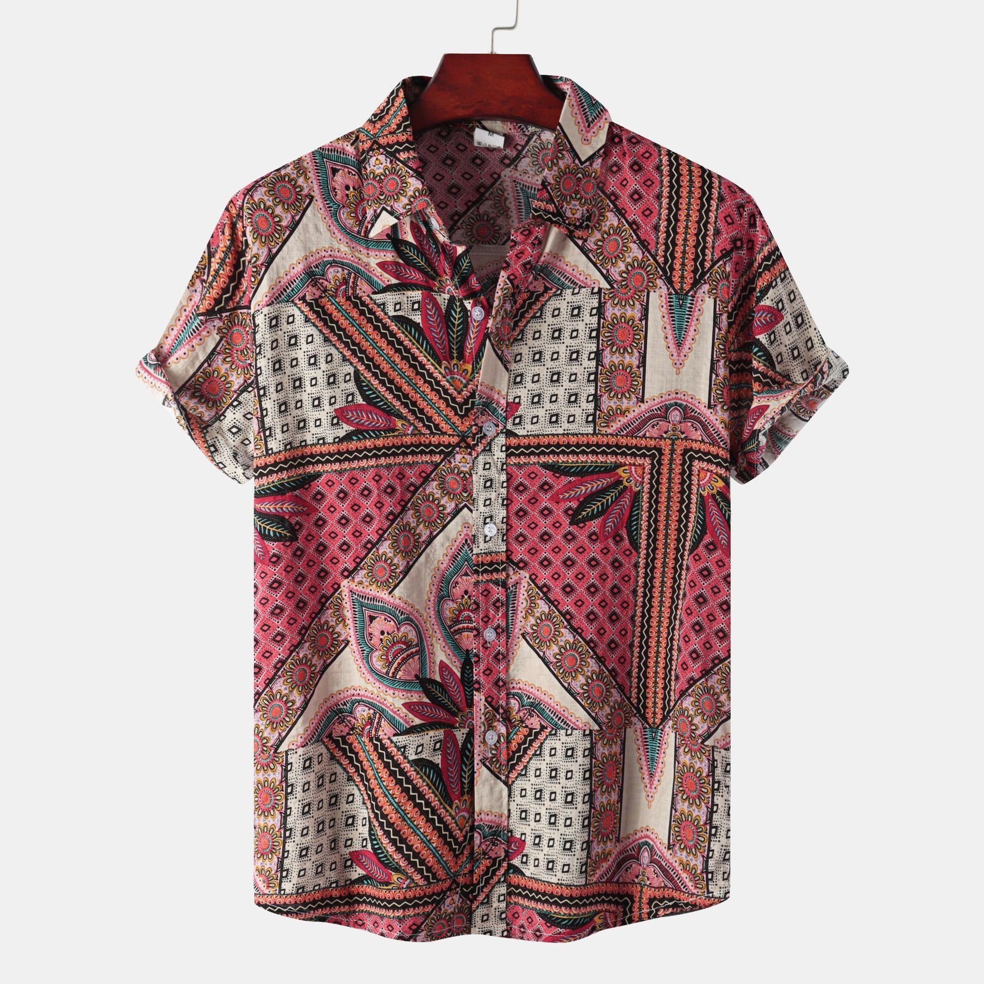 Men's Floral Short Sleeve Shirt - Summer 2022 Style