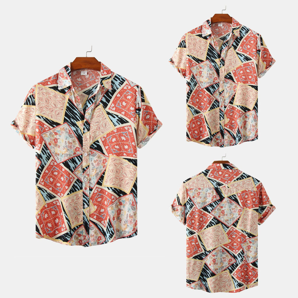 Men's Floral Short Sleeve Shirt - Summer 2022 Collection