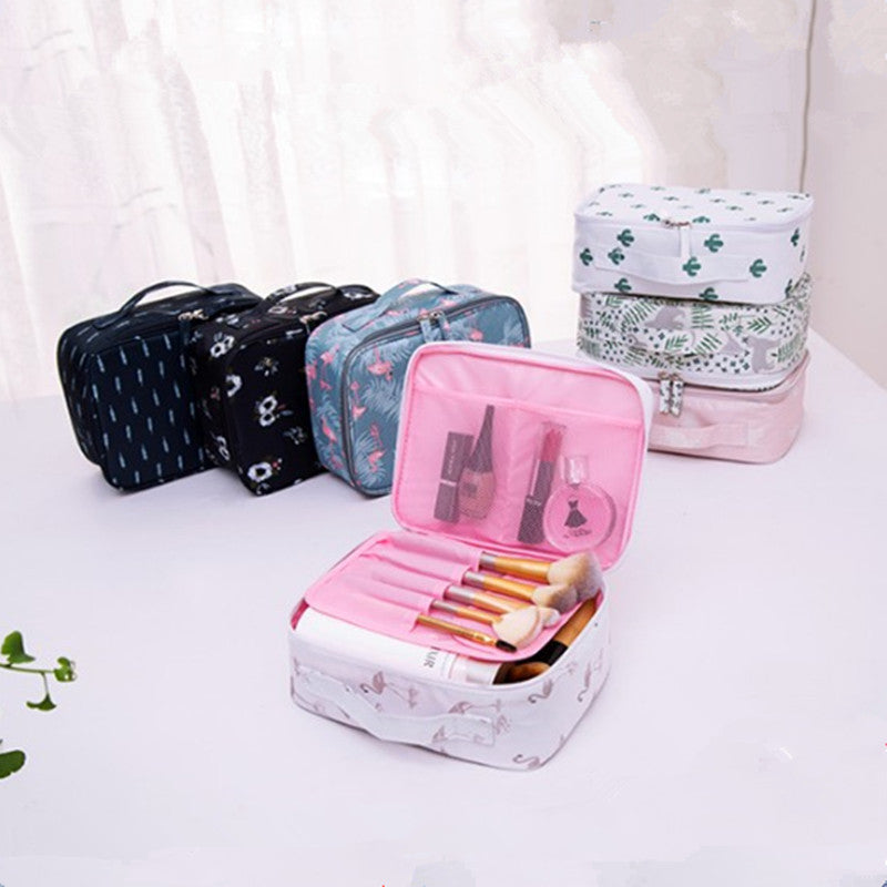 Portable Travel Makeup Bag for Cosmetics and Toiletries