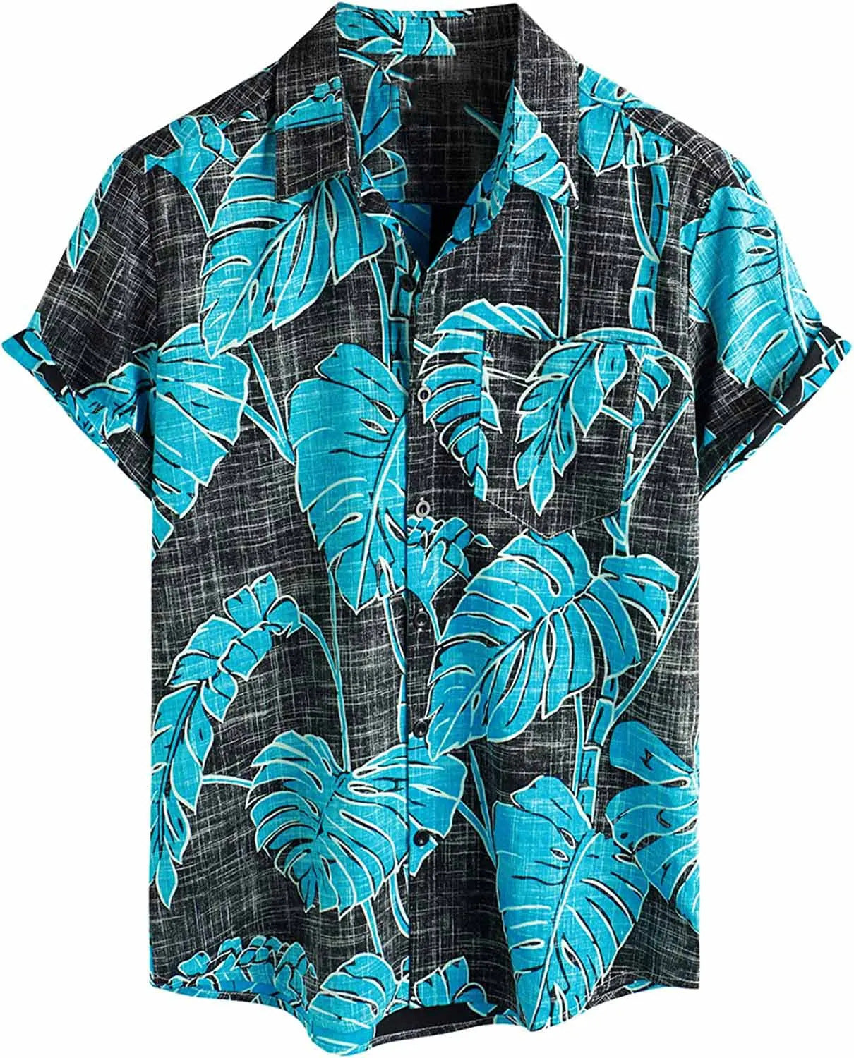 Men's Tropical Hawaiian Short Sleeve Shirt