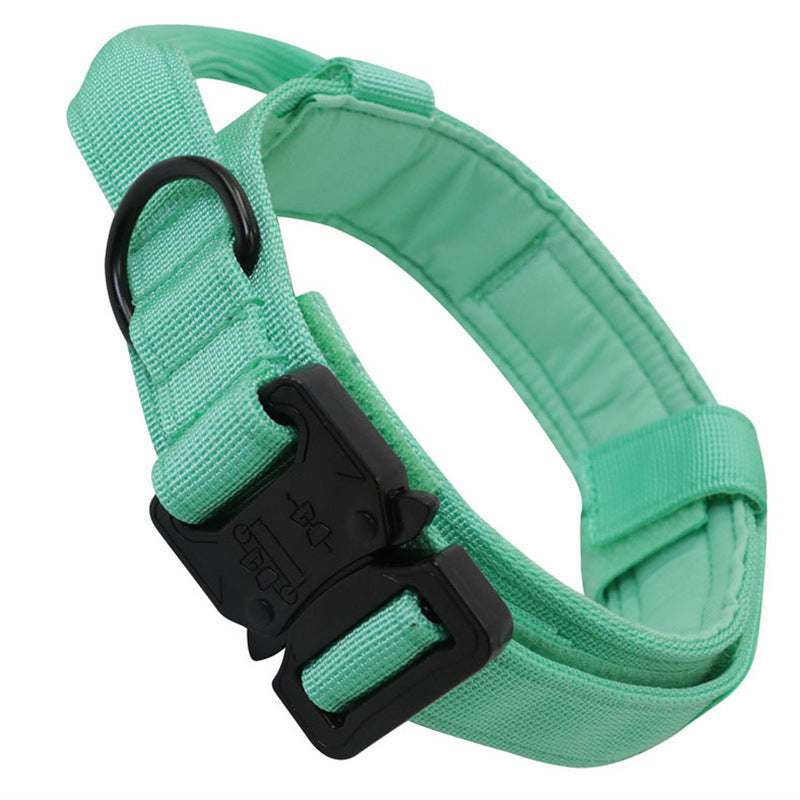 Adjustable Tactical Dog Collar and Leash Set for Training