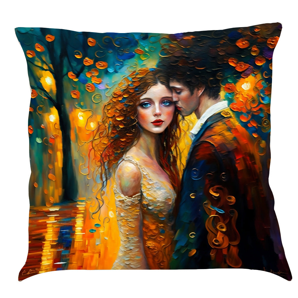 Cotton and Linen Decorative Cushion Cover