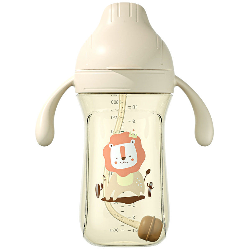 Dual-purpose Baby Bottle with Anti-flatulence Straw Cup