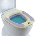 Sitz Bath Portable Sitz Bath for Postpartum Care Sitz Bath for Hemorrhoids Sitz Bath for Toilet Seat Sits Bath Tub for Women Men Adults Sitz Bath Soak Salts Basin Hip Bath Bowl Purple