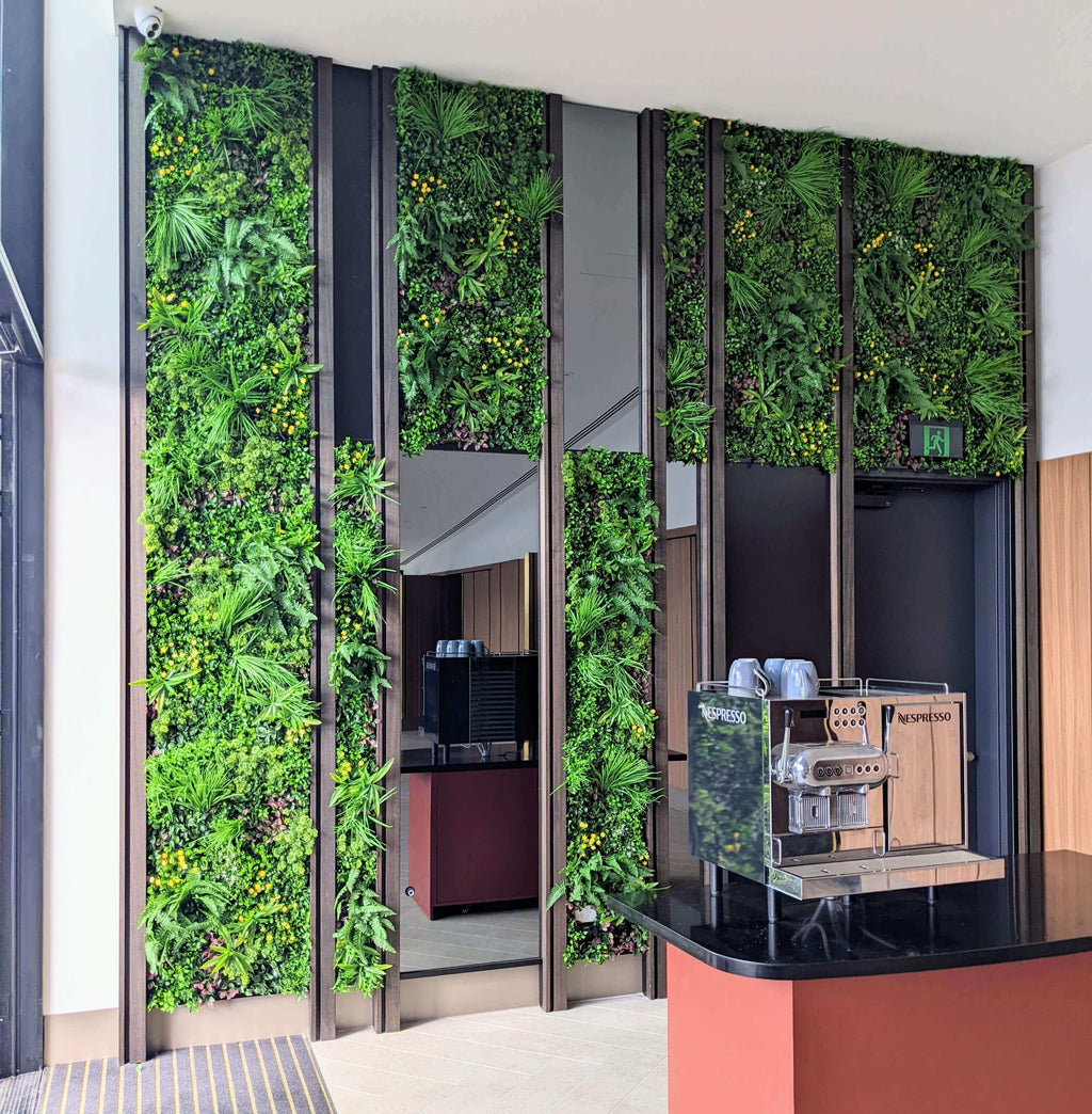 Country Fern Artificial Vertical Garden 40" x 40" 11SQ FT UV Resistant