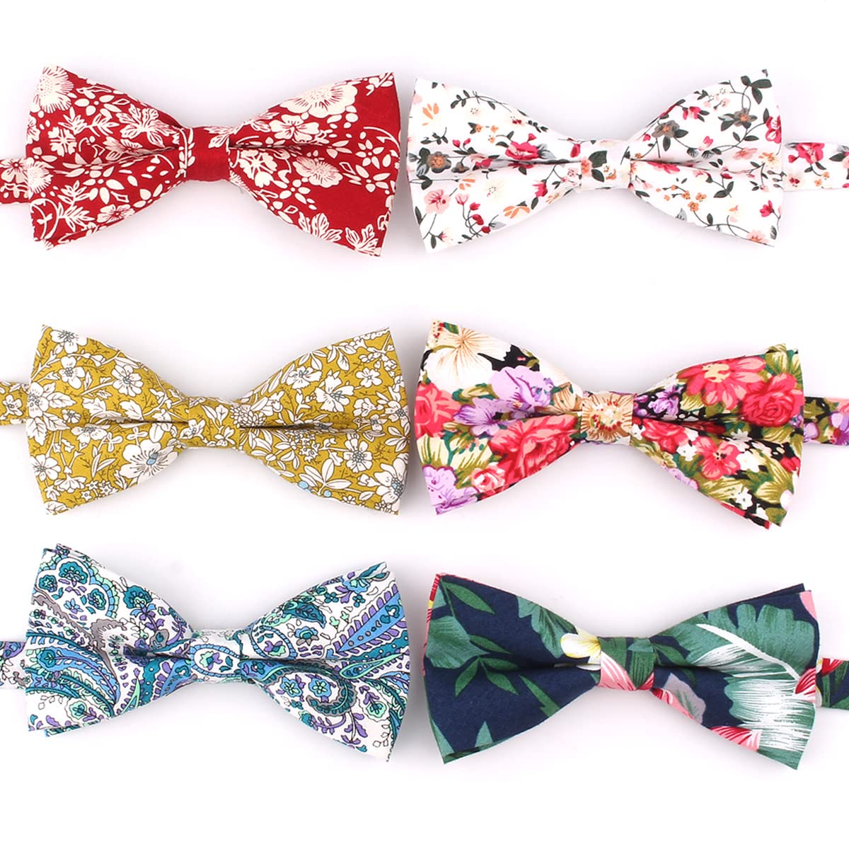 Gemay G.M Bow ties for men bow tie set men 6 packs Pre-tied Bow ties Gift Idea For Men And Boys (BT/903)