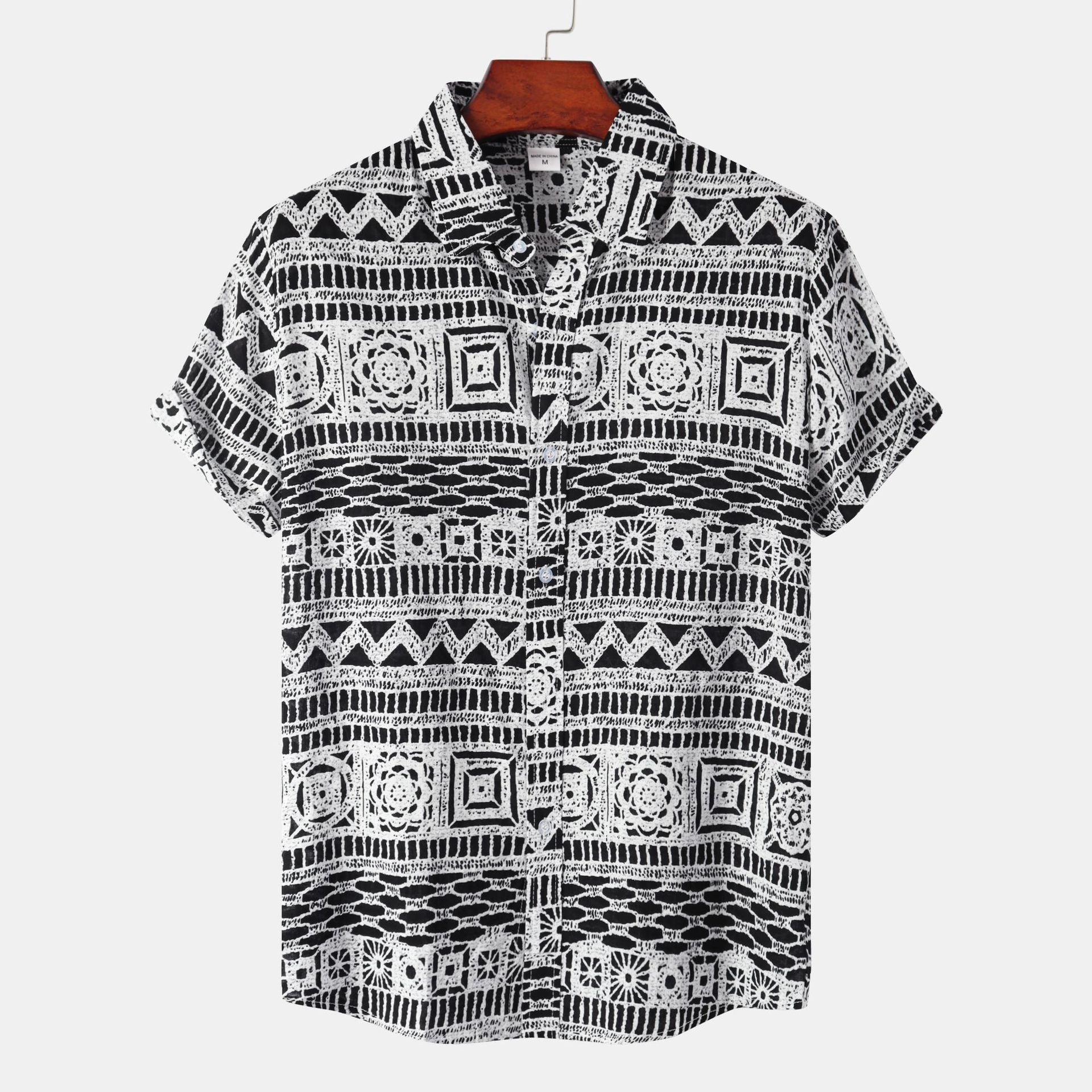 Men's Floral Short Sleeve Shirt - Summer 2022 Style