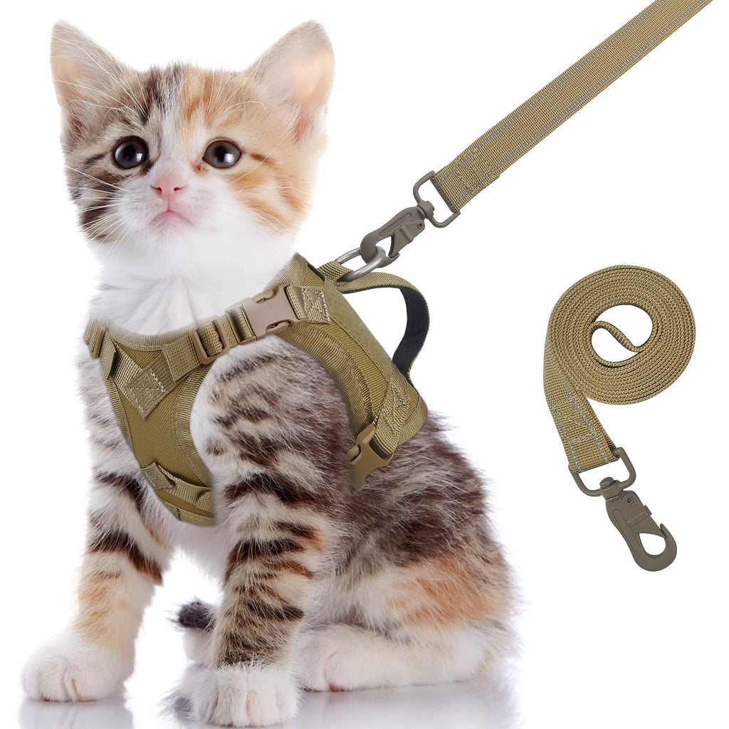 Tactical Dog Harness Pet Vest No Pull Adjustable Training Hunting Walking Adjustable Dog Harness Vest Military Service Vest for Working Vest Adjustable Military XX-Small