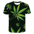 Men's Casual Hawaiian Print Short Sleeve T-Shirt