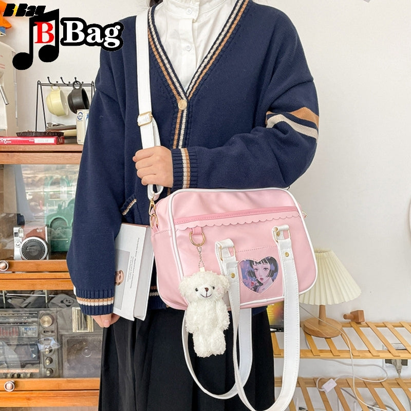 Personalized Transparent Card Handbag Backpack Ita Bag