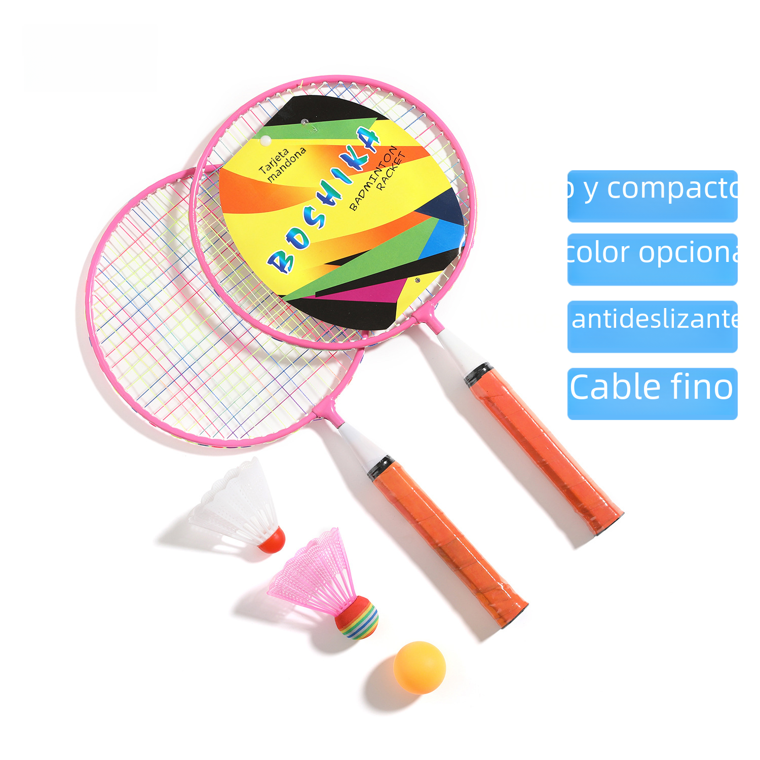 Set de raquettes de badminton pour enfants - Jouets d'extérieur de dessin animé