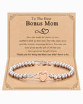 Shonyin Bonus Mom Gifts Bonus Mom Christmas Gifts for Step mom Bonus Mom Bracelet Christmas Mothers Day Valentines Day Gifts Stocking Stuffers for Women Adults 2024