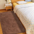 Brown Minimalist Rug for Living Room and Bedroom