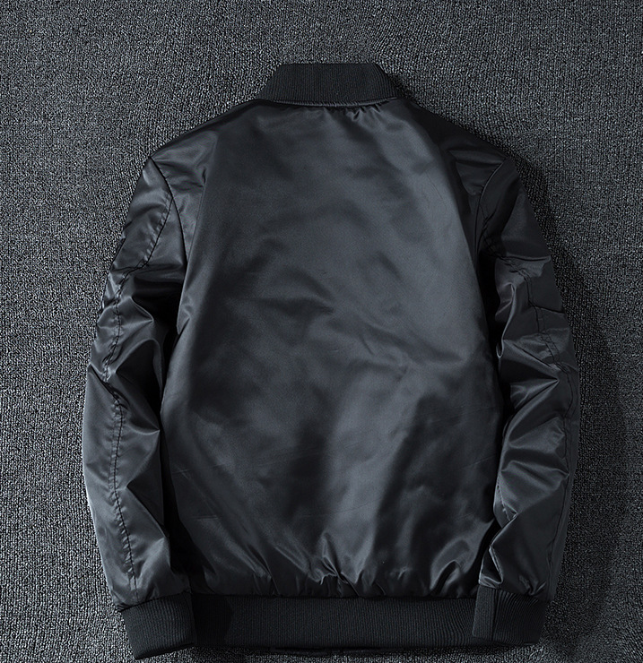 Men's Slim Fit Stand Collar Reversible Jacket