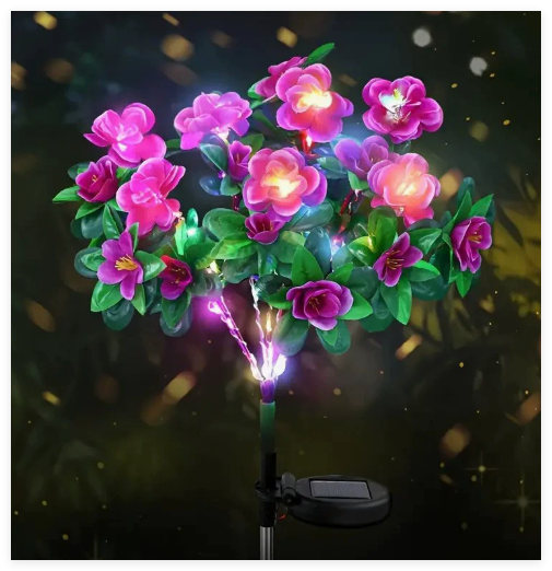 Φωτιστικά Κήπου LED Azalea Flowers (Ένα Τεμάχιο)