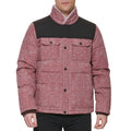 Veste matelassée Levis Mixed Media pour homme avec col doublé Sherpa (Tailles Standard et Grandes Tailles) Imprimé bandana rouge 3TG