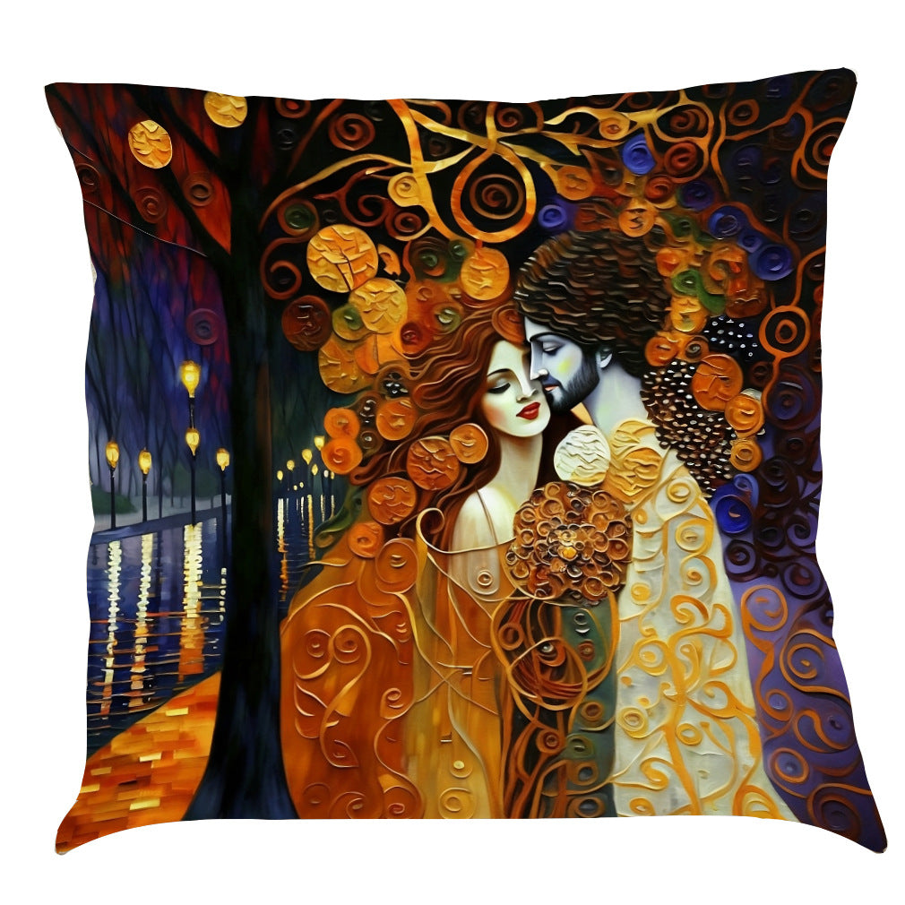 Cotton and Linen Decorative Cushion Cover